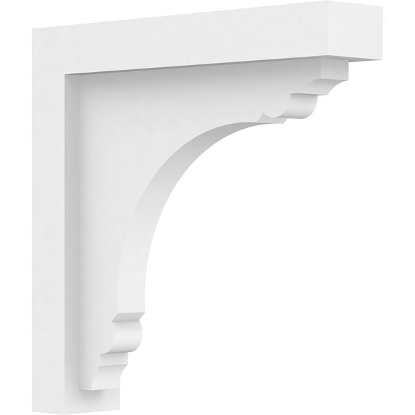 Ekena Millwork Standard Warren Architectural Grade PVC Bracket, 2"W x 10"D x 10"H BKTP02X10X10WAR - main
